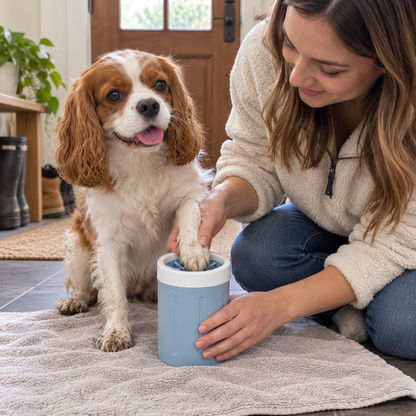 PawClean Soft-Bristle Cup — home scene 1