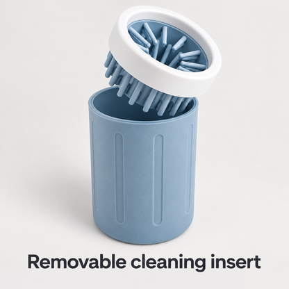 PawClean Soft-Bristle Cup — Removable cleaning insert