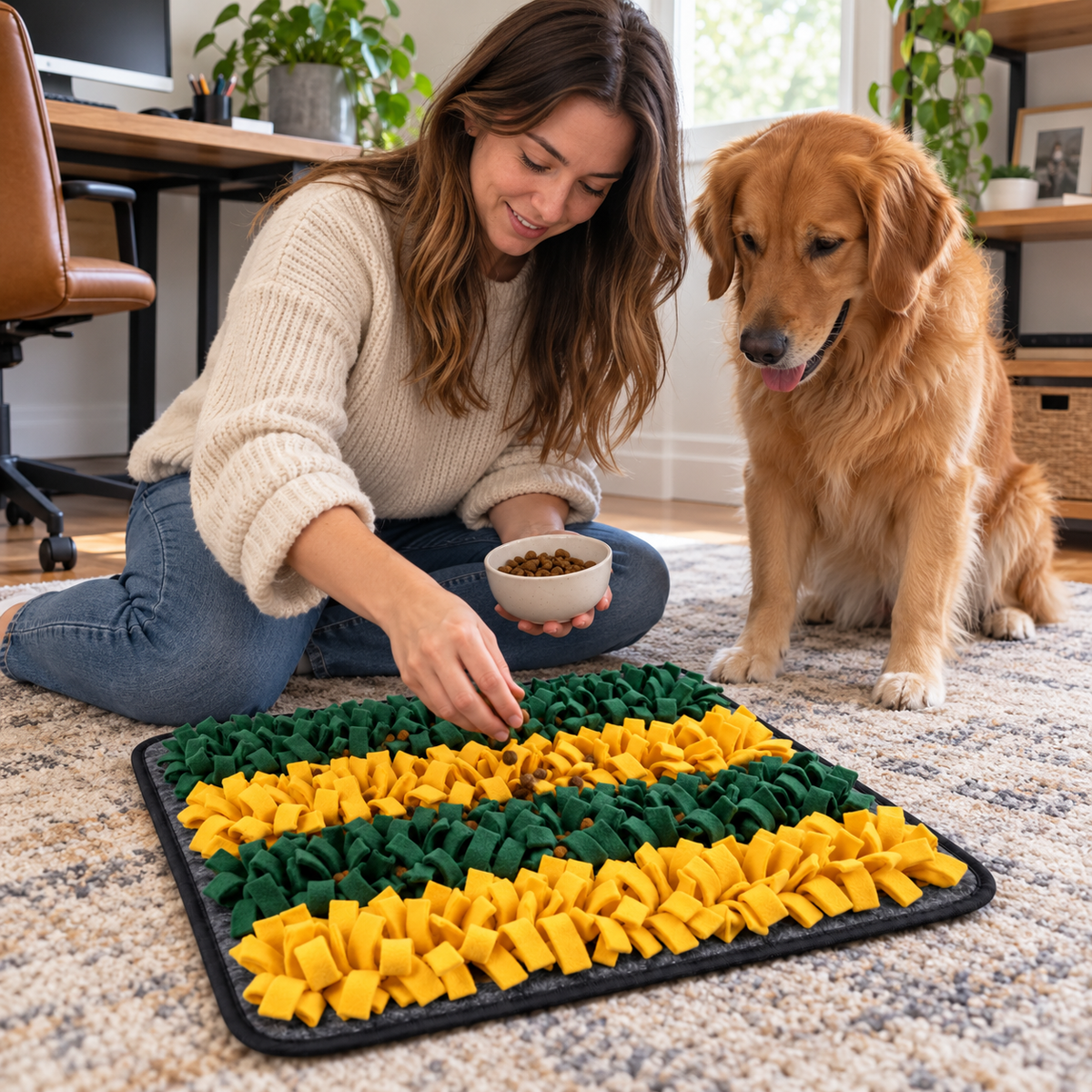 TreatTrail Snuffle Mat — home scene 2
