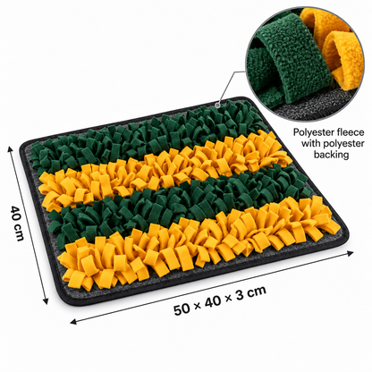TreatTrail Snuffle Mat — dimensions and material