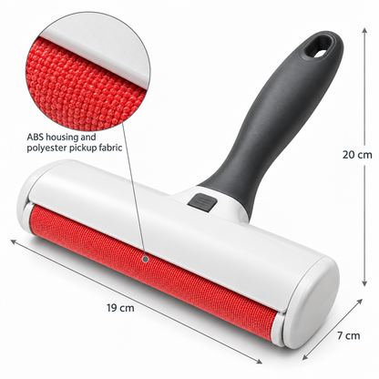 FurLift Reusable Roller — dimensions and material