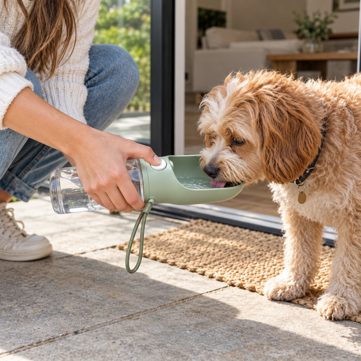 SipGo Travel Water Bottle — home scene 1